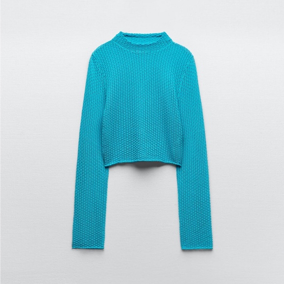 Zara Pointelle Blue Set - Picture 5 of 7